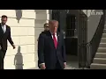 VENEZUELA | Trump sobre la vuelta de Machado: "Es muy agradable. Lo estamos haciendo bien allí"