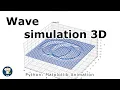 Wave simulation 3d