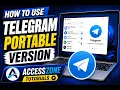 How to Use Telegram Portable Version AccsZone Tutorial