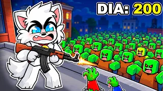 SOBREVIVIMOS 200 DIAS en el APOCALIPSIS ZOMBIE 💥💀 Alexy en ROBLOX