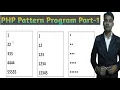Pattern For loop Program in PHP Part-1