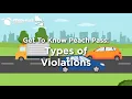 Types of Peach Pass Violations