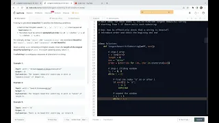 Leetcode 1839 Longest Substring Of All Vowels in Order - two-pointer sliding window method