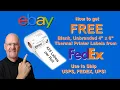 How to get FREE Blank Unbranded Thermal Printer Labels from FEDEX