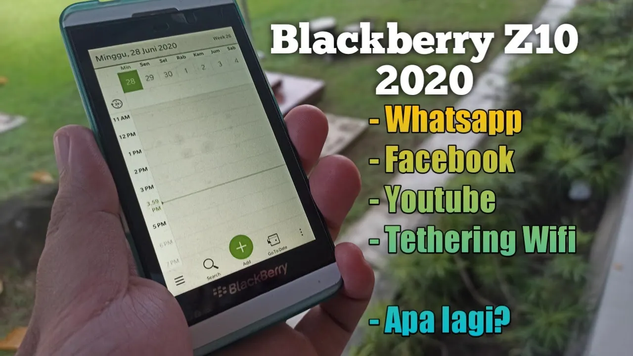 Review BlackBerry Z10 di akhir 2020. 