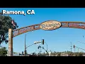 4k Ramona CA Tour Main Street Ranches San Diego Backcountry Neighborhoods