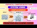 Cervical Cancer Detection Using Deep Learning IEEE Final Year Project with Full Code