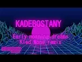 Kadebostany - Early Morning Dreams (Kled Mone Remix) (Lyric Video)