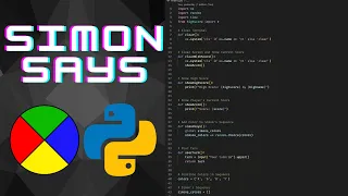 Simon Says in Python Coding Tutorial