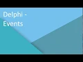 Delphi - Events