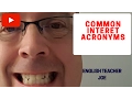 Learn English Common Internet Acronyms
