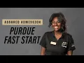 Purdue Fast Start Program College Credit Admission
