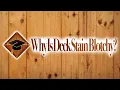 Why is Deck Stain Blotchy