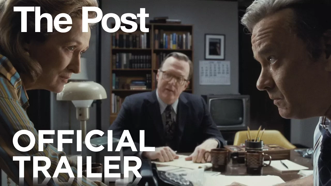 The Post Official Film Trailer - Streep, Hanks, Spielberg