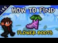 How To QUICKLY Find Flower Boots In Terraria 1 4 5 5 Flower Boots Seed 1 4 5 5