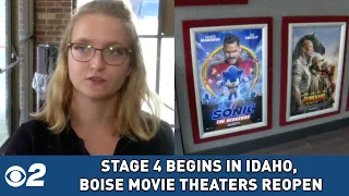 Stage 4 begins in Idaho Boise movie theaters reopen