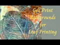 Backgrounds for Overprinting