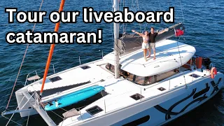 Living on a Catamaran Full-Time | See Inside Our Floating Home