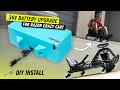 Taxi Garage Standard Crazy Cart 36v Battery Upgrade DIY Installation