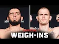 Makhachev vs Machado Garry Weigh-Ins UFC 330