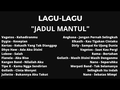 Download MP3 AKUSTIK COVER POP INDONESIA - LAGU JADUL MANTUL