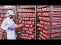 Download Lagu Huge Ham mass Production Factory in Taiwan / 最好粗！台灣火腿大量生產工廠, 火腿絲製作 - Food Factory