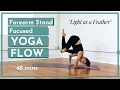 Download Lagu Forearm Stand Focused Yoga Flow • \