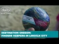 Destination Oregon Glass float finders keepers in Lincoln City