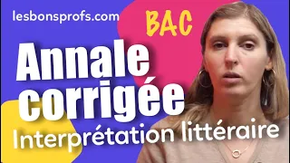 HLP : Interprétation littéraire (Métropole 2, 2025) - Les Bons Profs