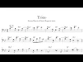 Download Lagu Triste - Kenny Barron (Chuck Bergeron bass) | bass transcription