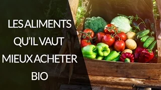 Les aliments qu'il vaut mieux acheter bio - Question Nutrition :