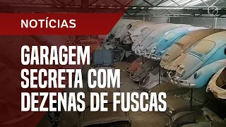 Garagem secreta com dezenas de Fuscas é descoberta e pode valer uma fortuna