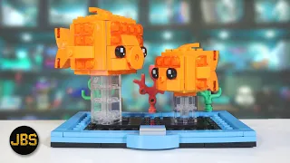 LEGO Goldfish BrickHeadz Review & Build! New 2021 BrickHeadz Pets Set 40442!