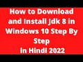 How to Install Java JDK 8 on Windows 10 UPDATED