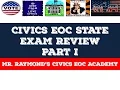 Civics EOC State Exam Review Part I Florida Civic Literacy Exam