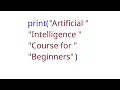 Implicit string literal concatenation in Python 2