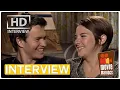 The Fault In Our Stars | Shailene Woodley \u0026 Ansel Elgort Exclusive Interview BEST KISS