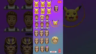 find the different Pikachu emoji pick one it very hard challenge can you do this