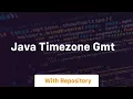 java timezone gmt