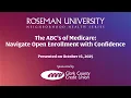 The ABC s of Medicare Navigate Open Enrollment with Confidence