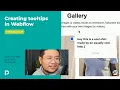 Creating tooltips in Webflow - Stream Clip