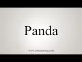 Download Lagu How To Say Panda