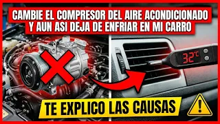 Cambiaste COMPRESOR Y SIGUE SIN ENFRIAR ? 🔥5 CAUSAS COMUNES AQUÍ🔥