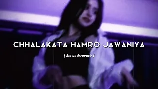 chhalakata hamro jawaniya slowed reverb bhojpuri song chandan vibxz