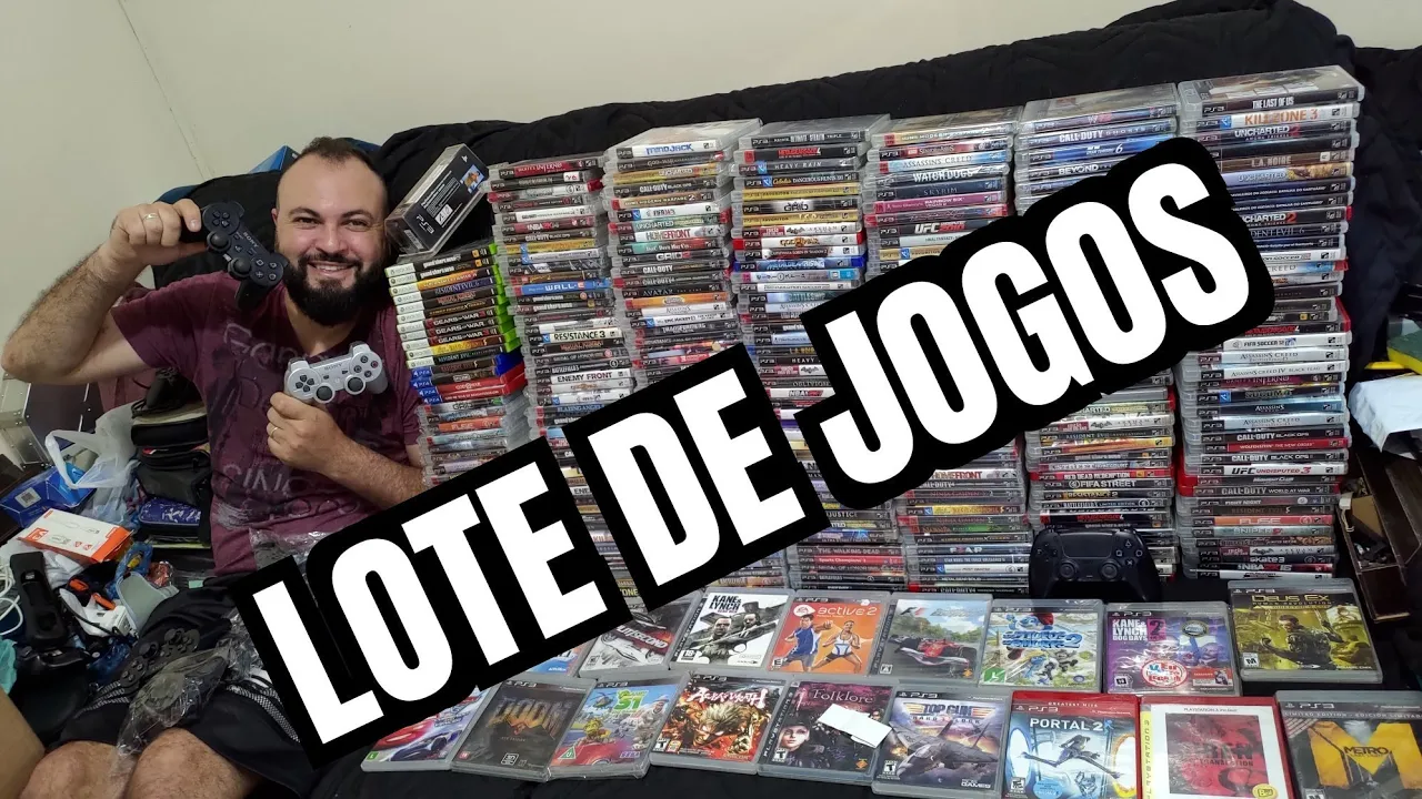 Lote de jogos de Ps3