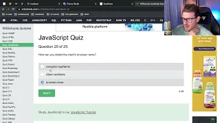 taking a beginner javascript quiz just because