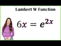 Application of the Lambert W Function Part 2