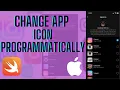 Change App Icon Programmatically in swift Hindi
