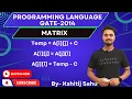 Programming Language GATE-2014 Problem Solution