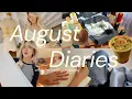 august diaries what I m reading sewing
